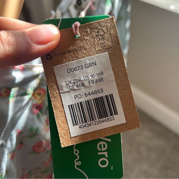 NWT Boden Floral Sleeveless Midi Dress Fit N Flare Pastel Spring Casual Formal - Picture 11 of 11